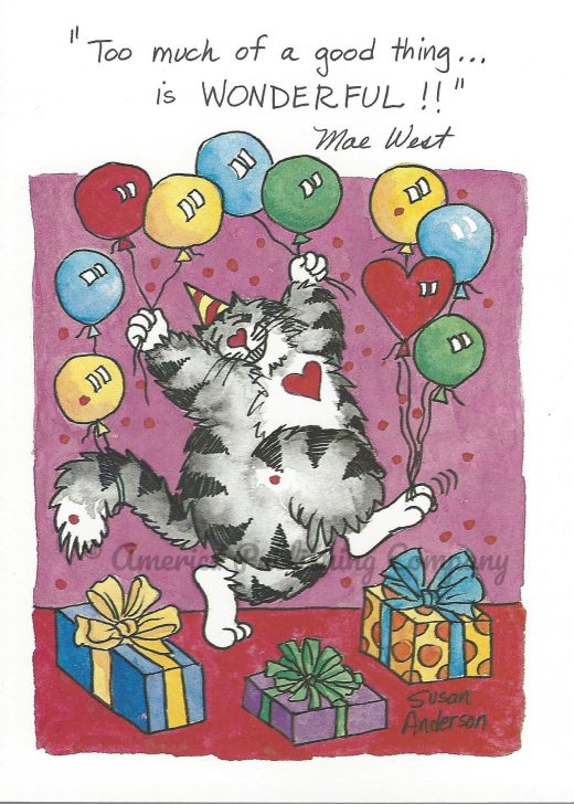 Birthday - Mae West (Blank Inside)