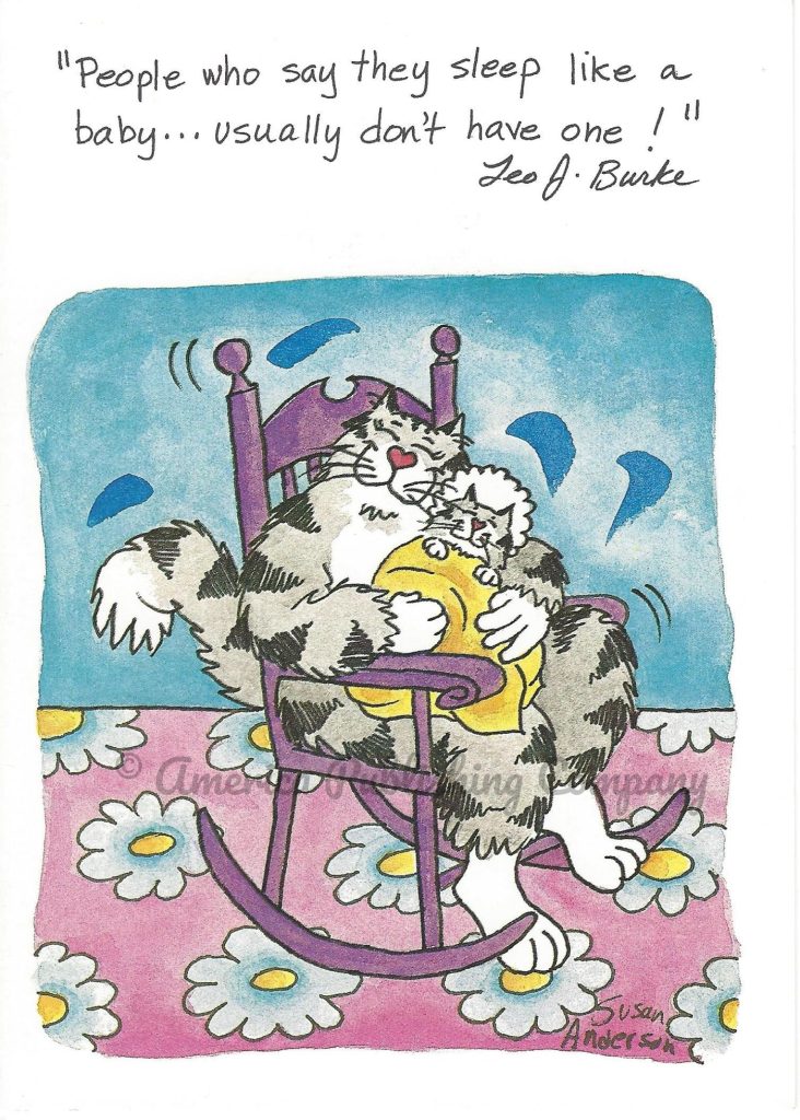 New Baby - Leo J. Burke (Blank Inside) card