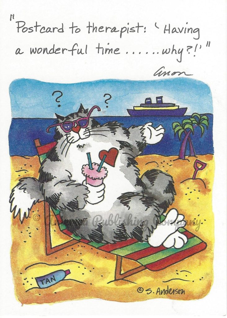 Birthday - Anon 'Therapist' card