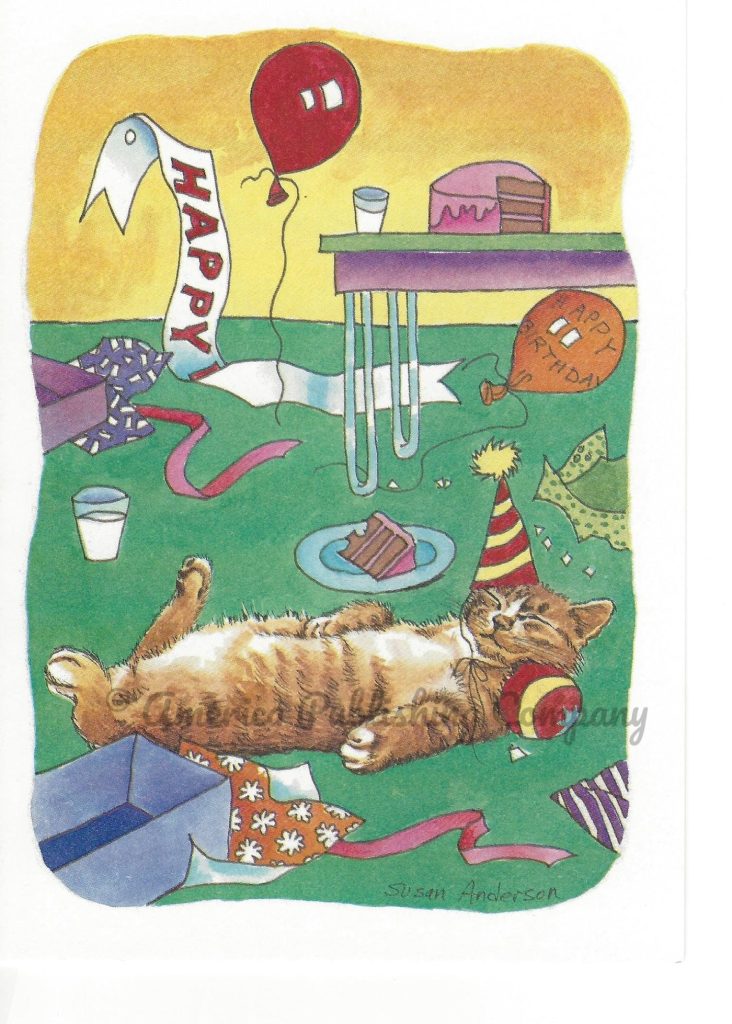 Birthday - 'Party's Not Over' card