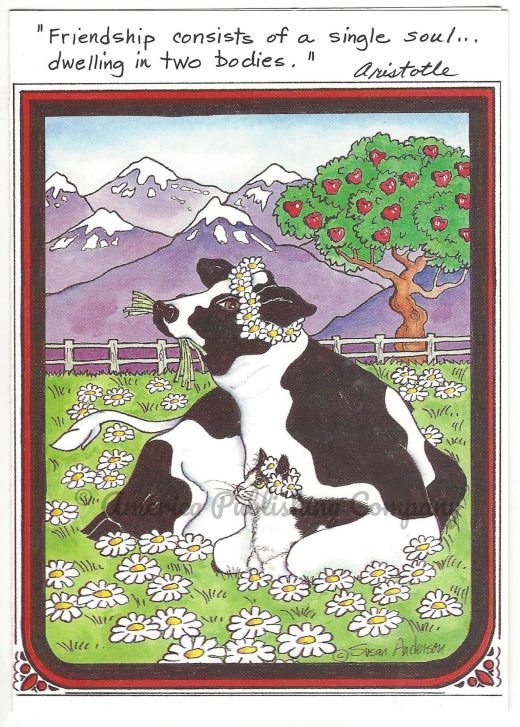 Friendship - Blank - Cat & Holstein