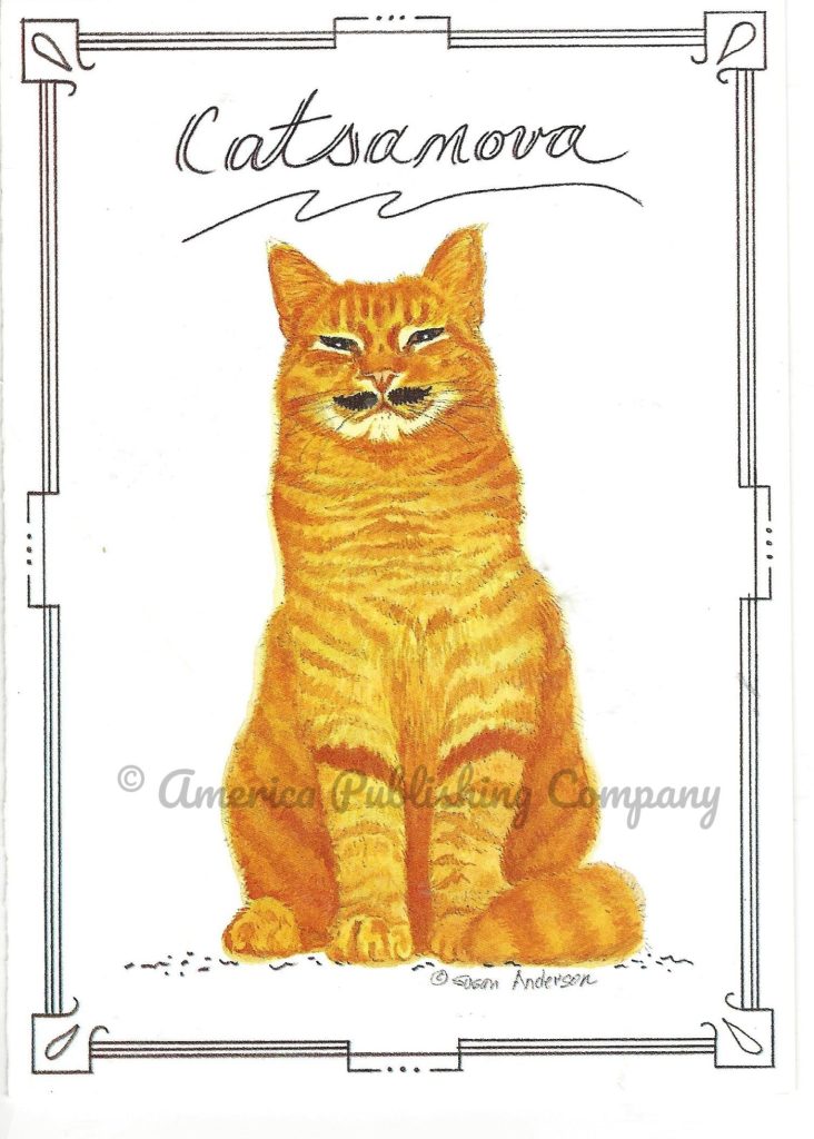 Love - Catsanova card
