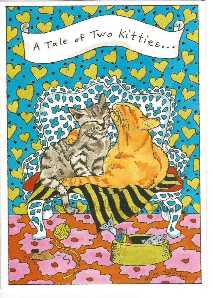 Anniversary - A Tale of Two Kitties card