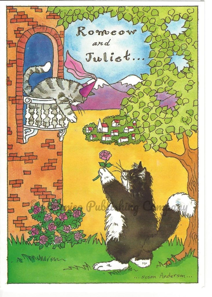 Love - Romeow & Juliet card