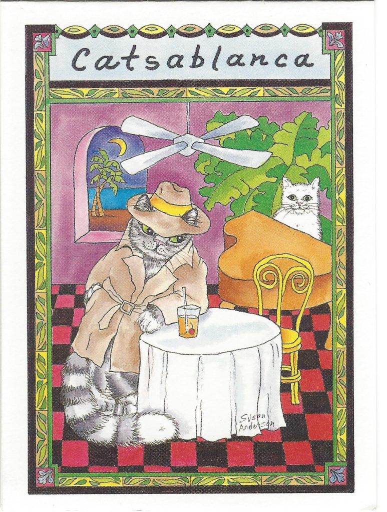 Note Card Catasblanca card