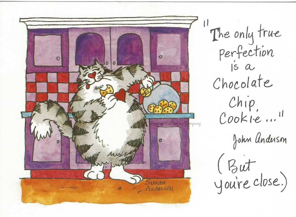 Post Card Chocolate Chip card