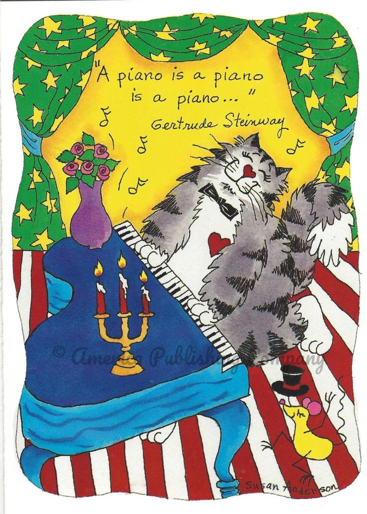 Friendship/Love - Gertrude Steinway card