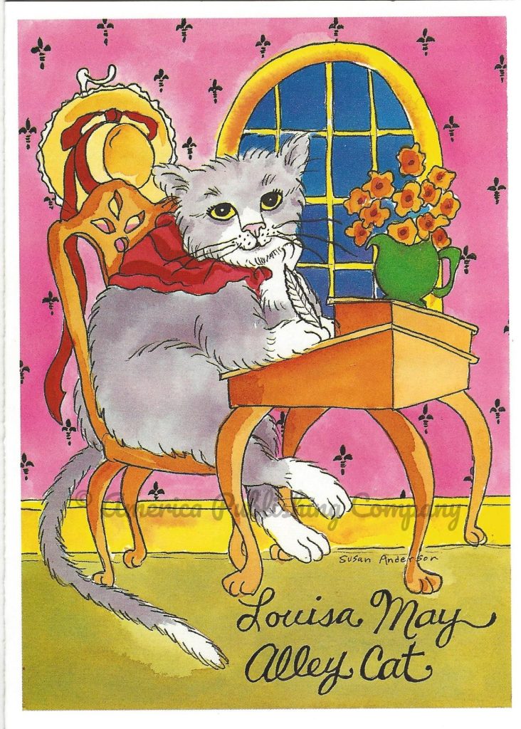 Thank You - Louisa May Alley Cat card
