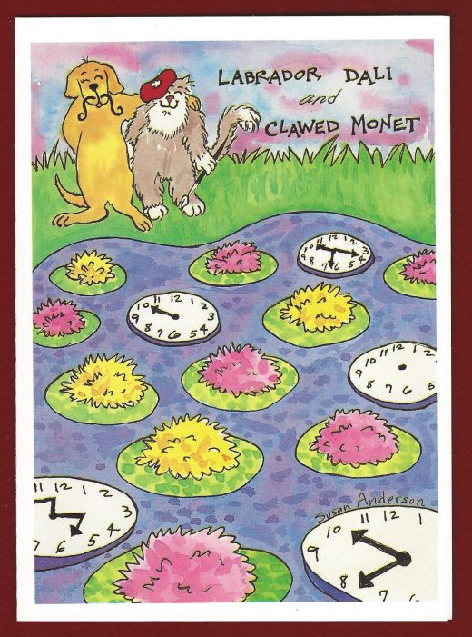Birthday - Labrador Dali and Clawed Monet