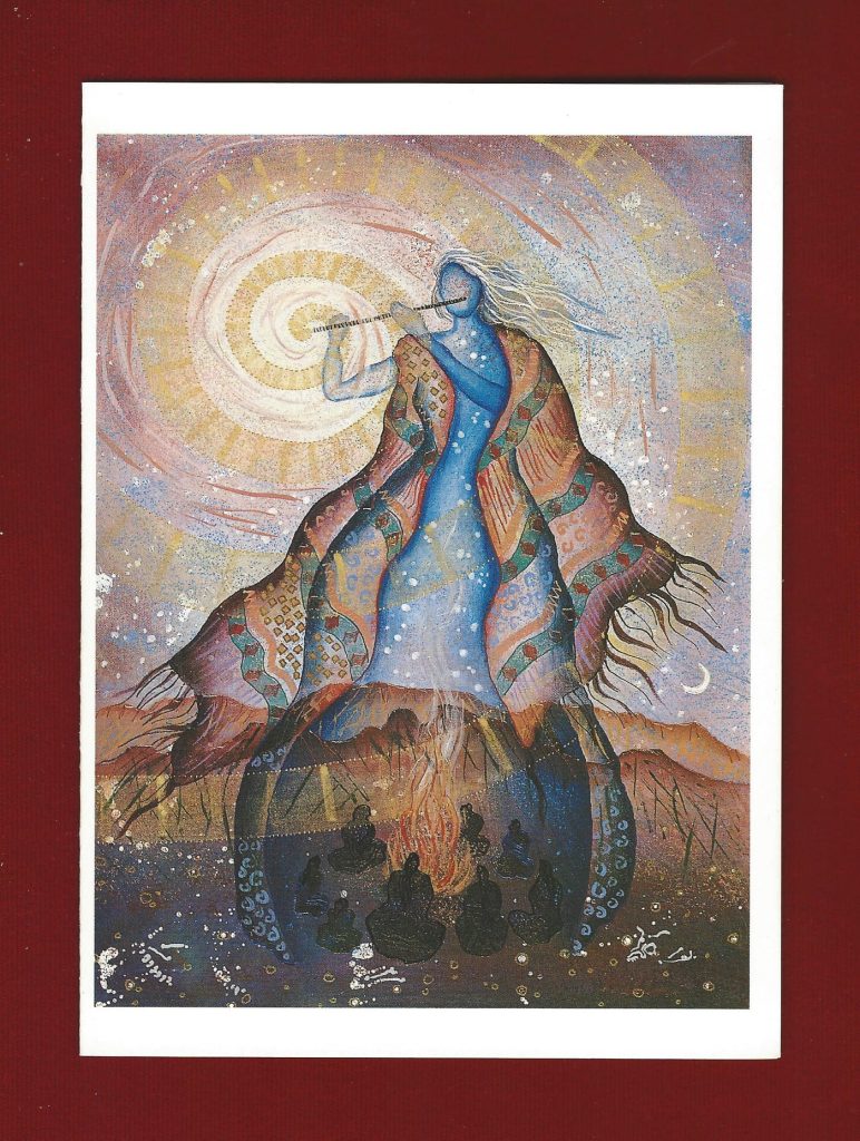Willow Birthday/Friendship - Flute Player card