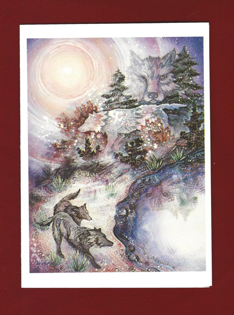 Willow Birthday/Friendship - Wolf Wisdom card